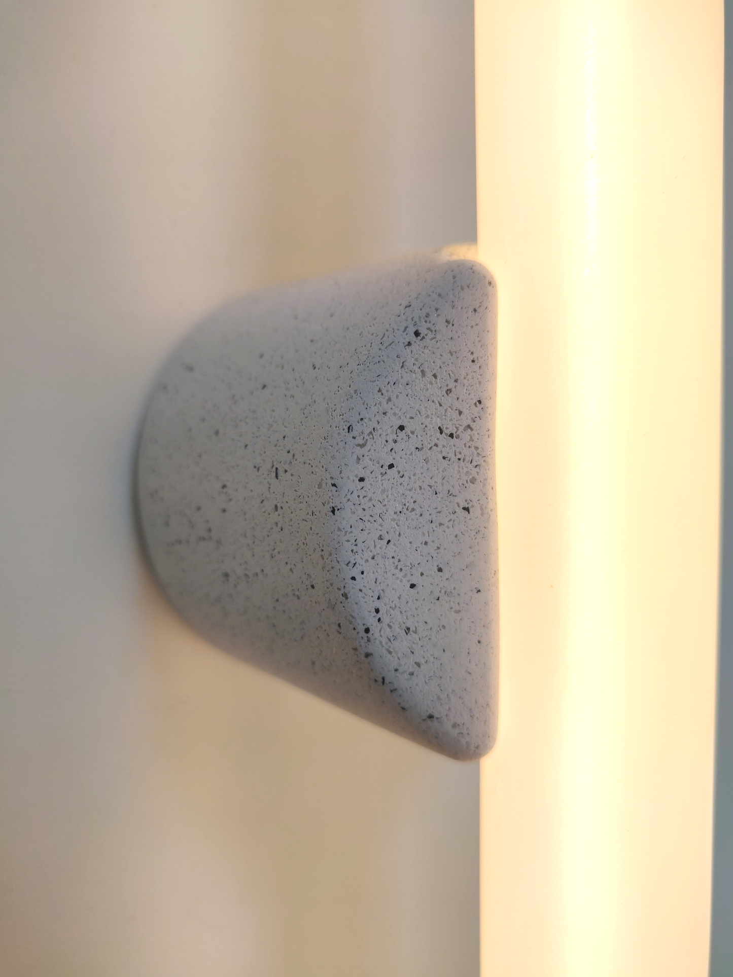 Silver Grey Granite Jesmonite Dot Wall Block